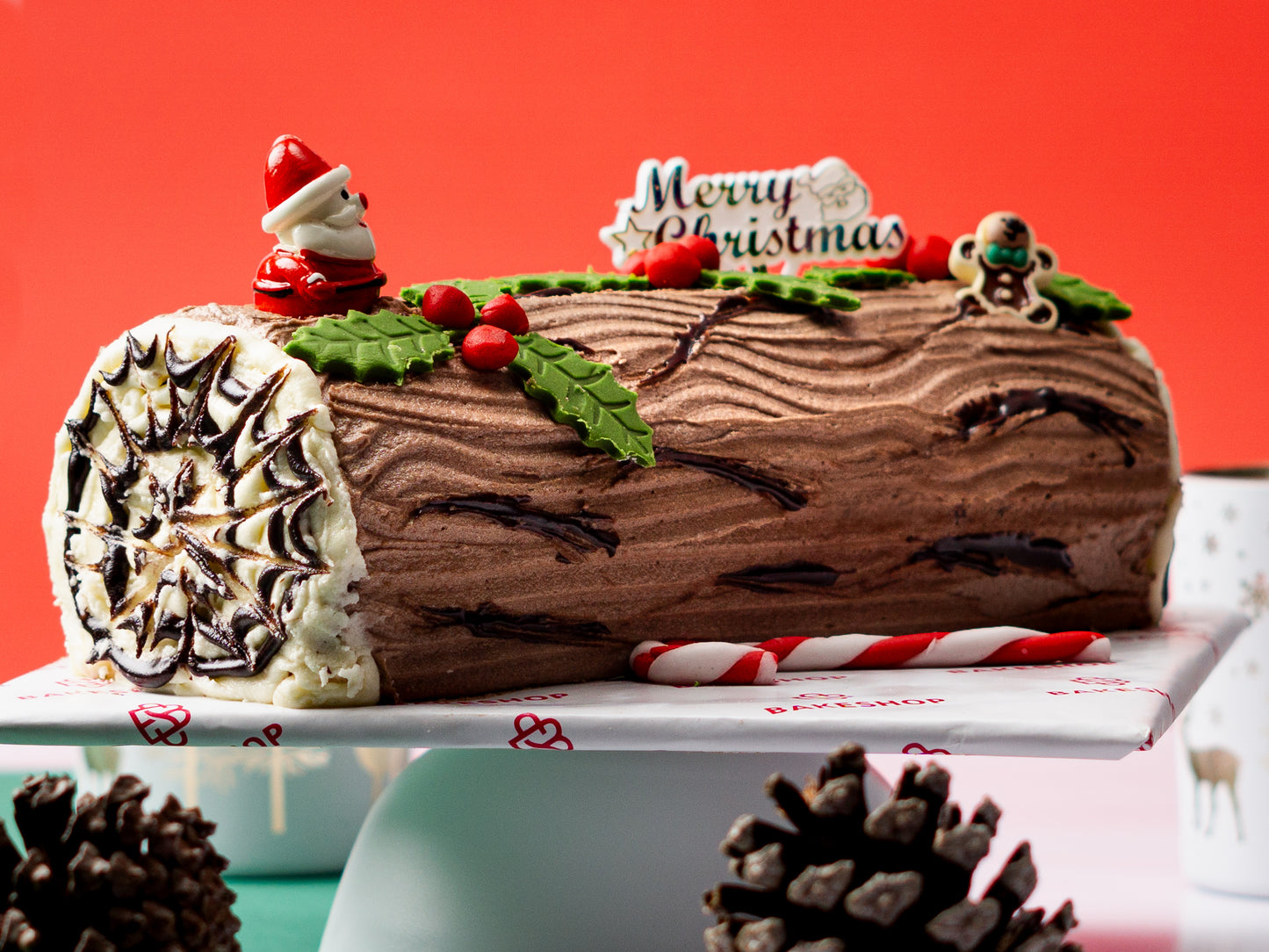 Yule Log Cake