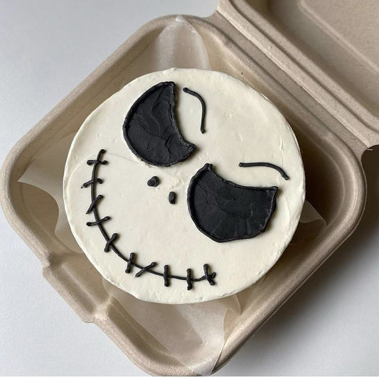 Halloween Bento Cake- White