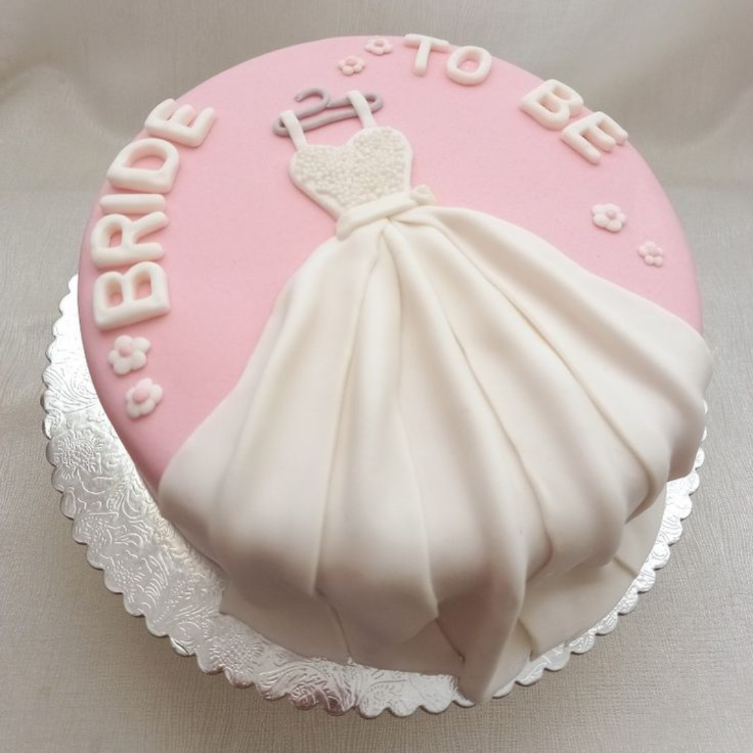 Bride To Be Cake - Bridal Dress