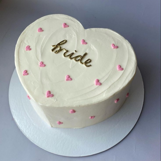 Bride To Be Cake - Heart