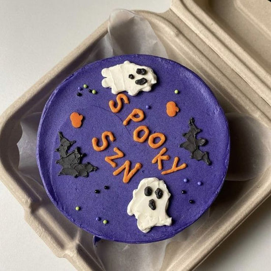 Spooky Season Bento Cake- Purple